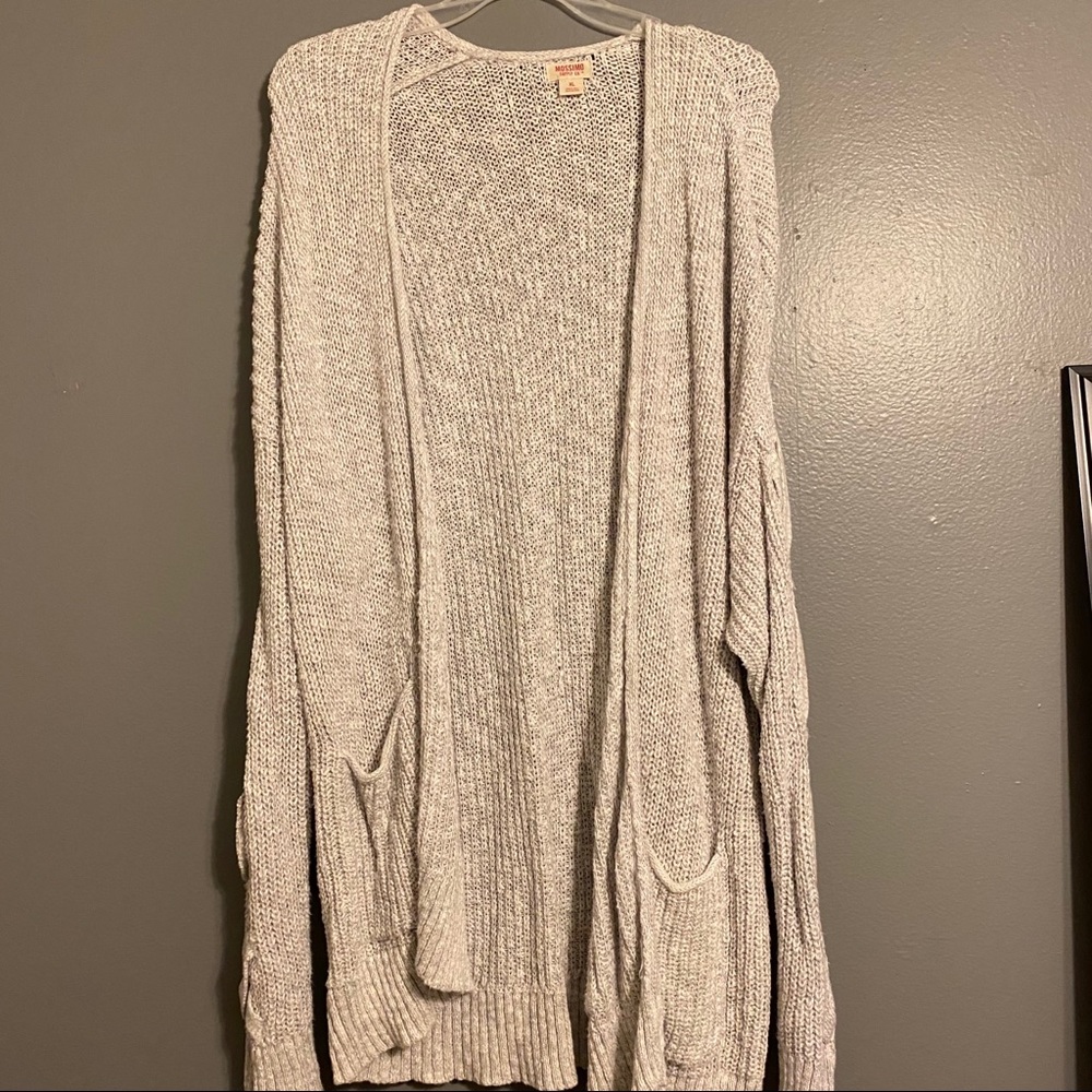 Grey Sweater Cardigan